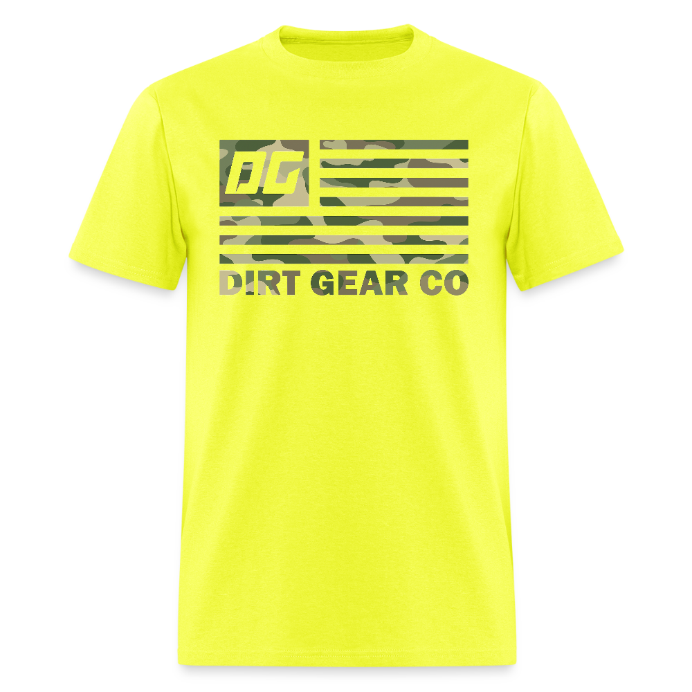 HIGH VIS CAMO OG FLAG T (spreadconnect) - safety green