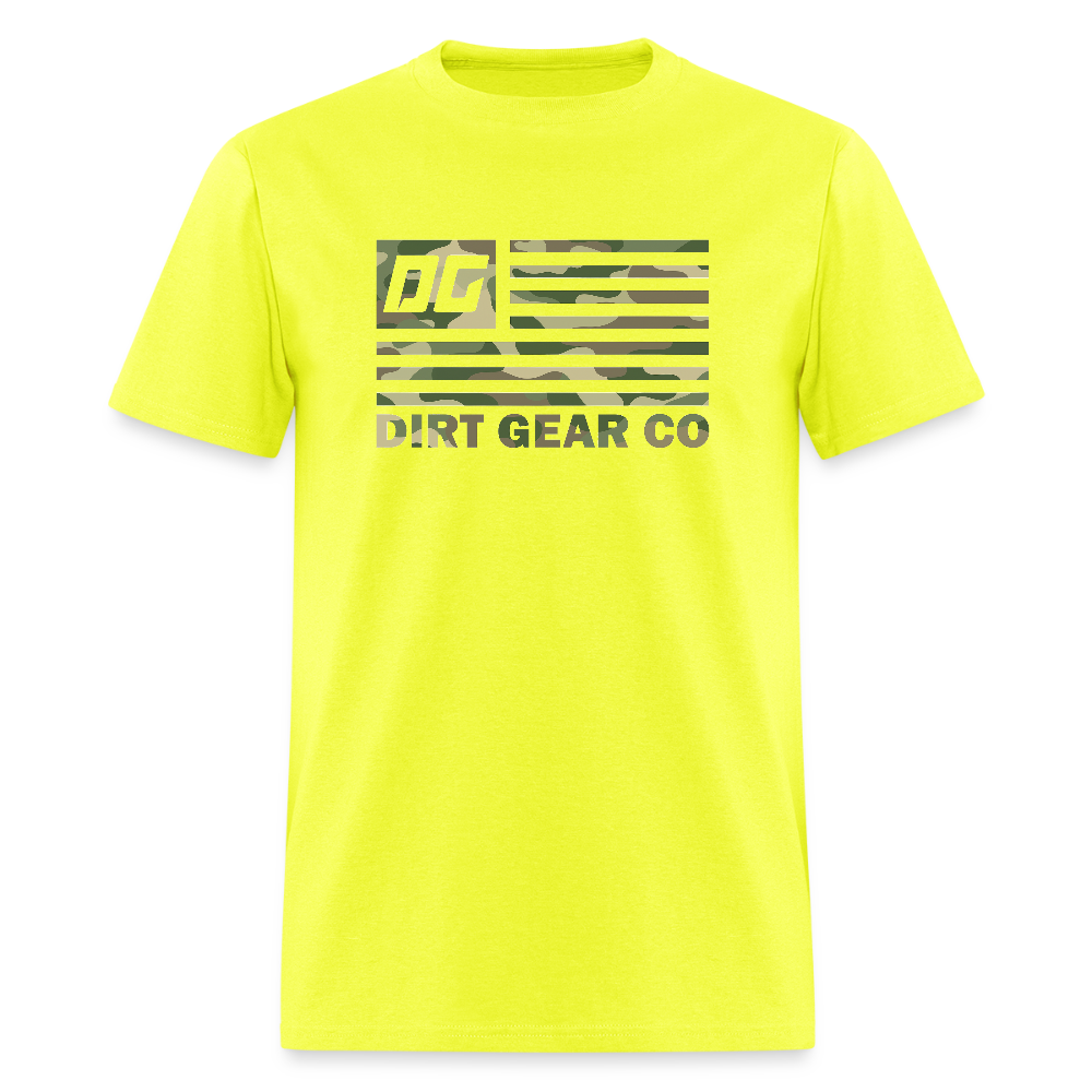 HIGH VIS CAMO OG FLAG T (spreadconnect) - safety green