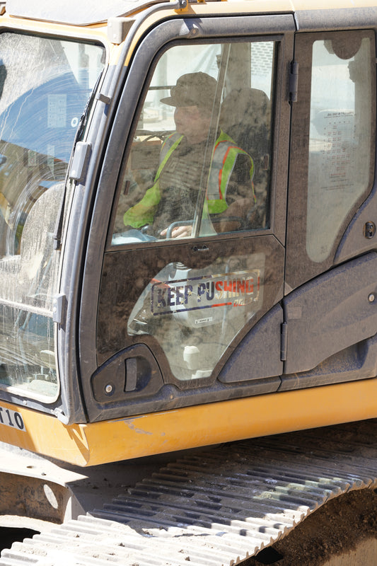 KEEP PUSHING DECAL USA EDITION