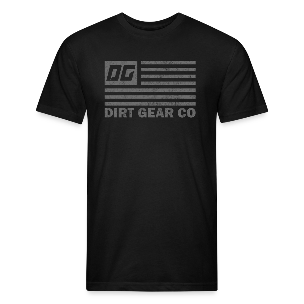 Fitted Cotton/Poly T-Shirt by Next Level - black