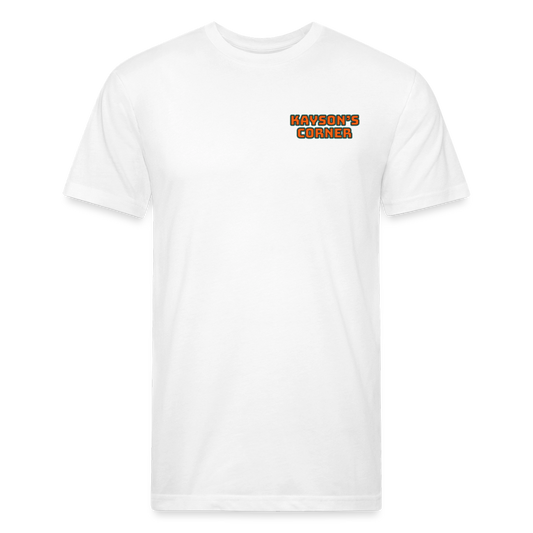 Fitted Cotton/Poly T-Shirt by Next Level - white