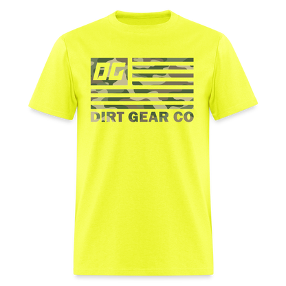 HIGH VIS CAMO OG FLAG T (spreadconnect) - safety green