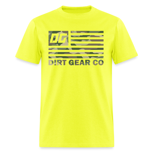HIGH VIS CAMO OG FLAG T (spreadconnect) - safety green