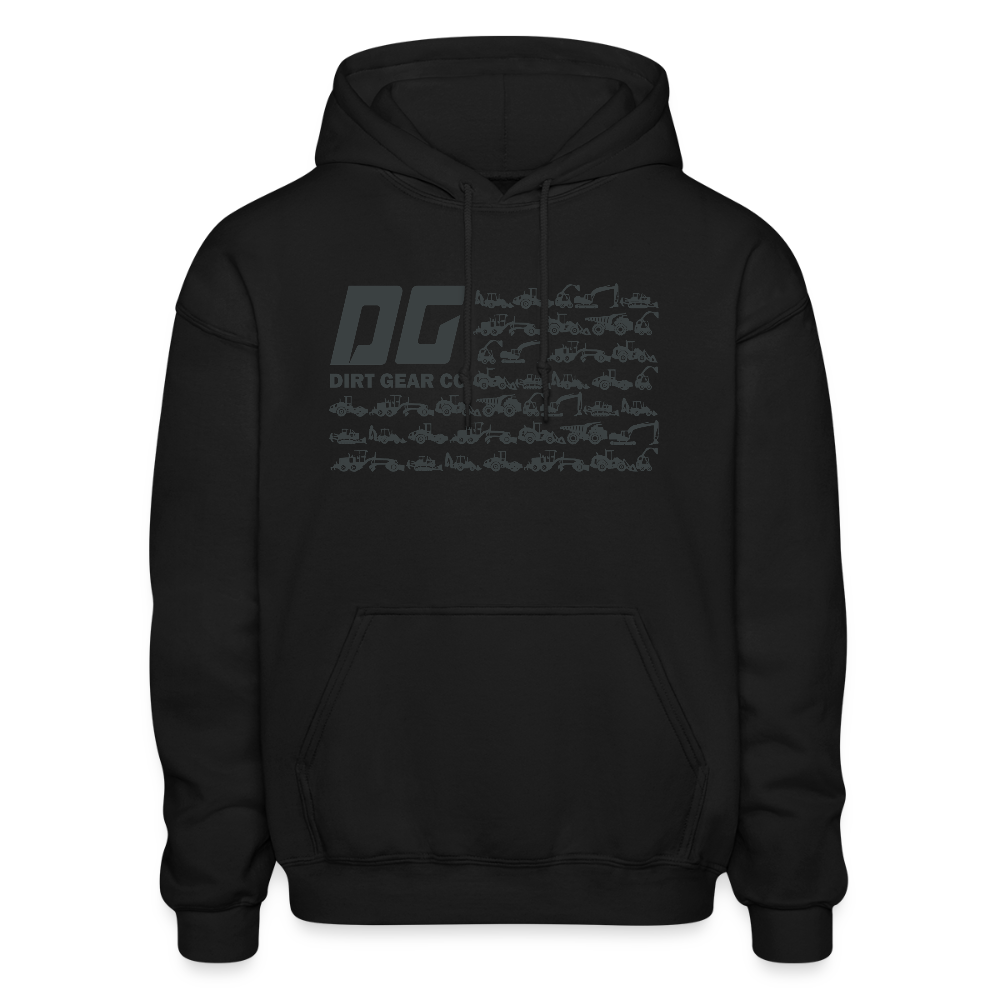 DG FLAG BLACK ON BLACK HOODIE