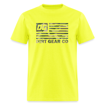HIGH VIS CAMO OG FLAG T (spreadconnect) - safety green
