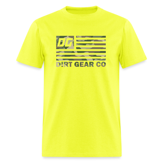 HIGH VIS CAMO OG FLAG T (spreadconnect) - safety green